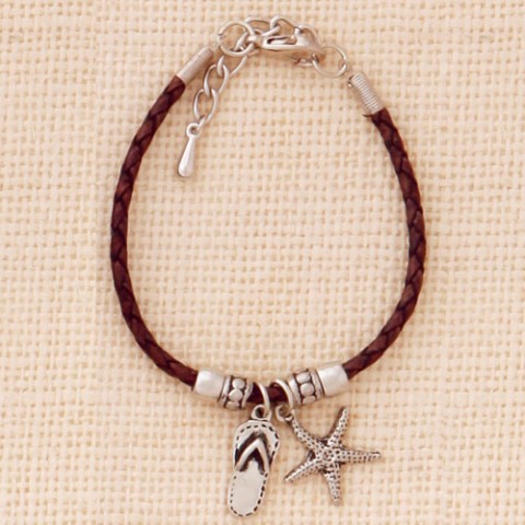 Sandal & Seastar Braided Bracelet