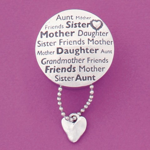 Women Quote Box  W/Charm