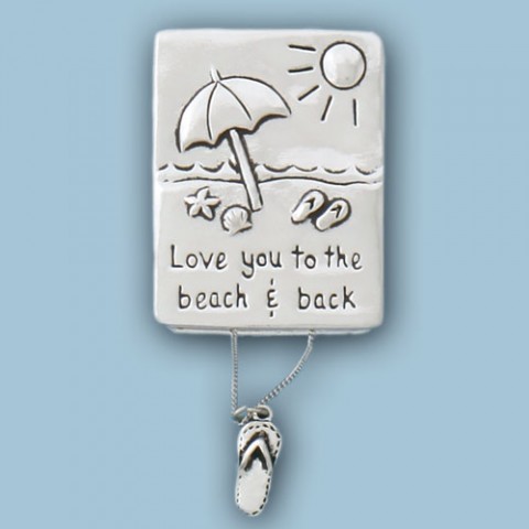 Beach Wish Box w/Sandal Necklace