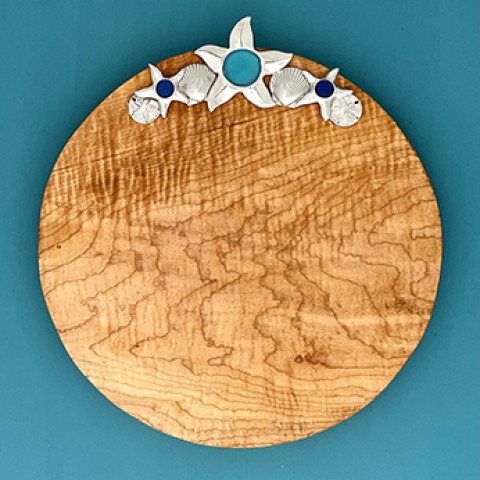 Shells Seaglass Round Board