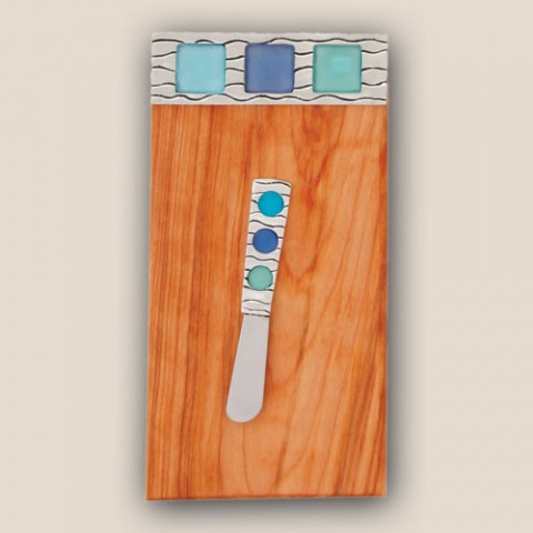 Waves (Blues) Seaglass Mini Board w/ Pate