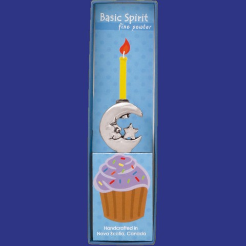 Moon Birthday Candle Holder