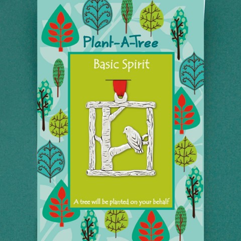 Bird On A Limb Plant-A-Tree Ornament