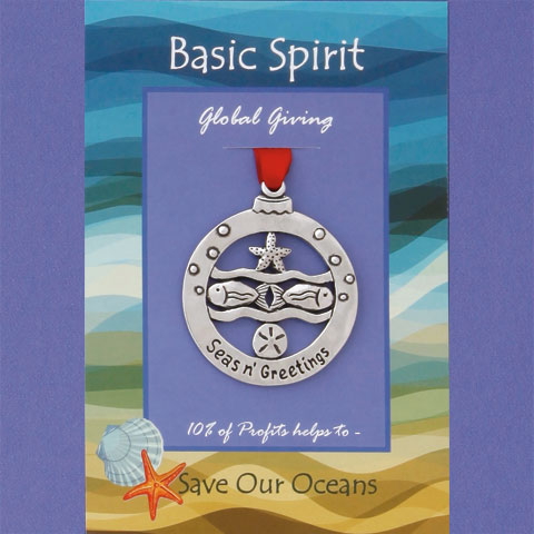 Seas n' Greeting Global Giving Ornament