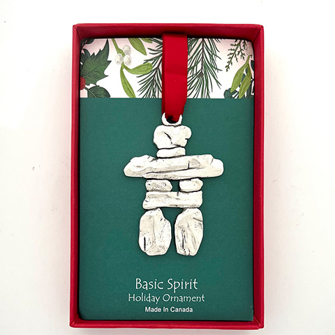 Inukshuk Christmas Ornament  (Boxed)