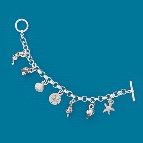 Shells Multi Charm Bracelet