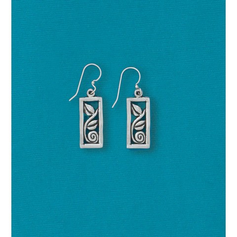 Leaf Scroll Earrings