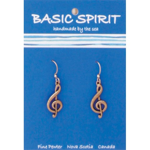 Treble Clef Earrings