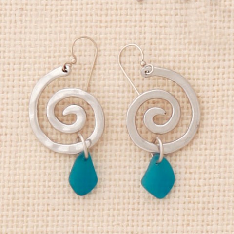 Spiral Drop Earrings