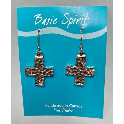 Square Cross Earrings       