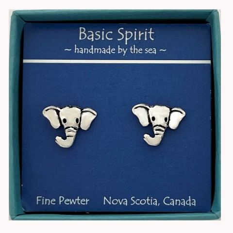 Elephant Stud Earrings (Boxed)