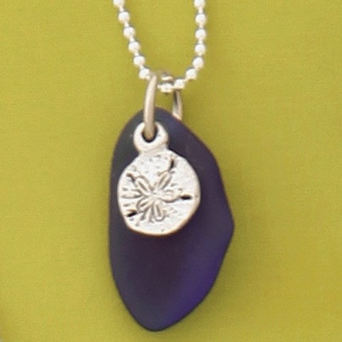 Sanddollar Seaglass Necklace