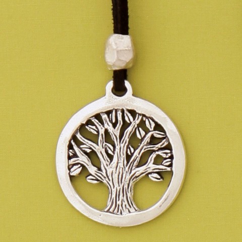 Tree Suede Pendant