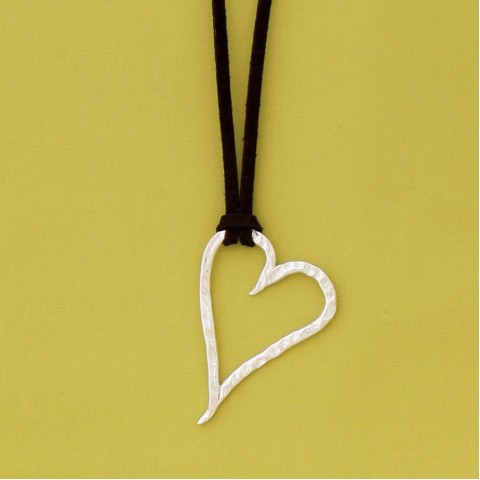 Heart Suede Pendant