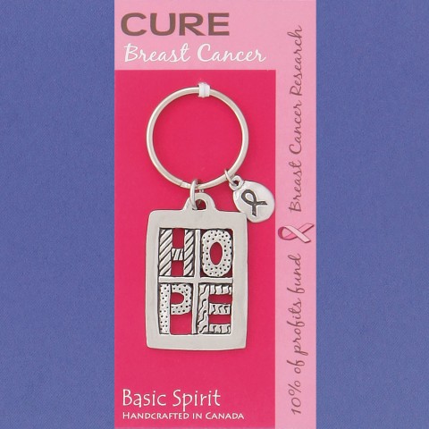 HOPE Breast Cancer Global Giving Keychain