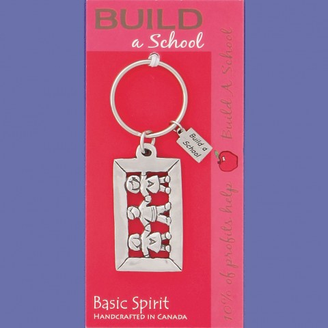 Children Build A School Global Giving Keychain