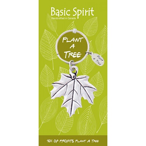 Leaf Plant A Tree Contribution Keychain