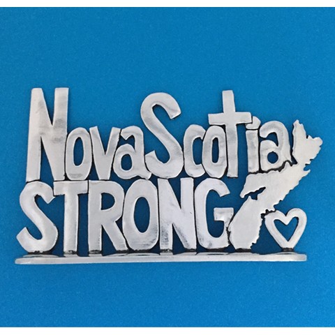 Nova Scotia Strong Large Standing Word Plaque