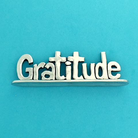 Gratitude sm plaque