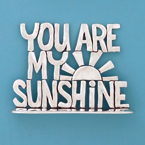 Sunshine Large Standing Word Plaque