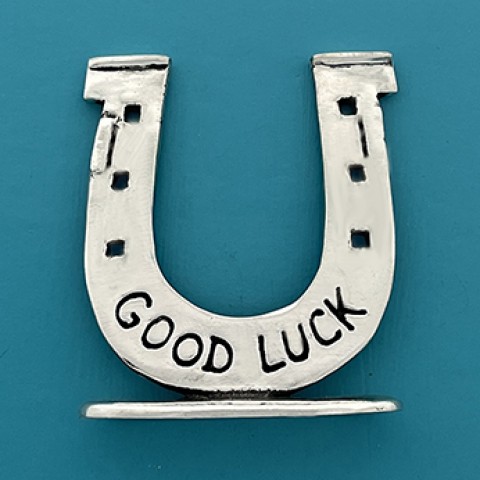 Horseshoe Good Fortune Tiny Plaque