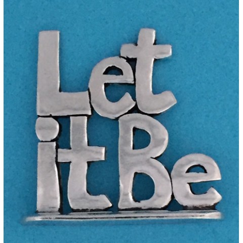 Let It Be Tiny Plaque