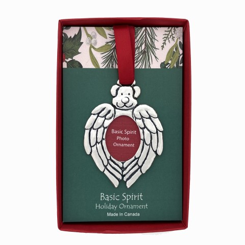 Dog Angel Photo Ornament (Boxed)