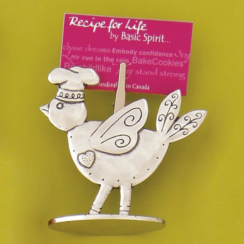 Bird Recipe Holder