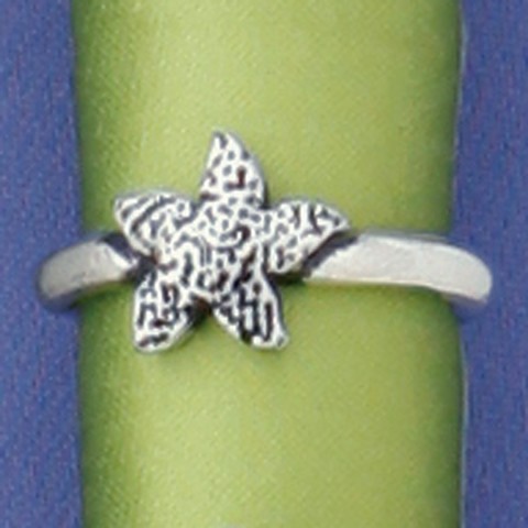 Starfish Charm Ring