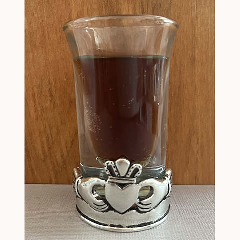 Claddagh Shot Glass