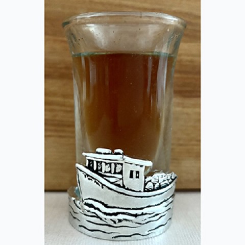 Lobster Boat Shot Glass