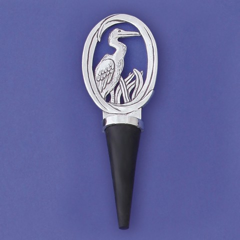 Heron Bottle Stopper