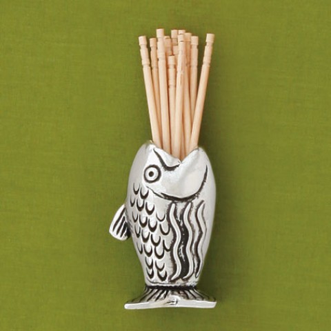 Fish Toothpick  Match Holder